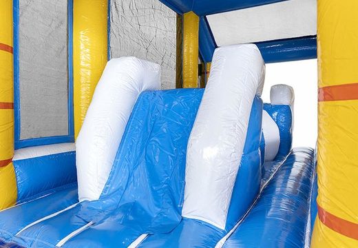 Modulaire 19 meter surf stormbaan met passende 3D objecten kopen voor kinderen. Bestel opblaasbare stormbanen nu online bij JB Inflatables Nederland