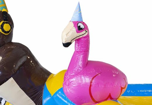 Standaard opblaasbaar luchtkussen in animal party thema bestellen voor kinderen