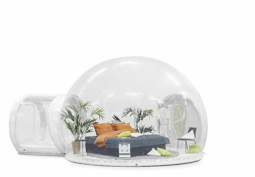 Mentor Fascineren Maria Dome Transparant 4m + Transparante Toegangstunnel | Tenten | JB-Inflatables
