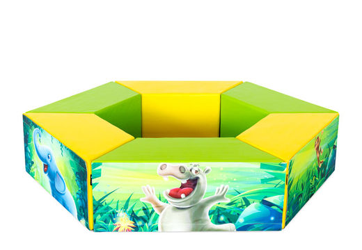 Softplay 2 m pool in het thema Jungle te koop bij JB Inflatables Nederland. Bestel nu online de Softplay 2 m pool Jungle bij JB Inflatables Nederland