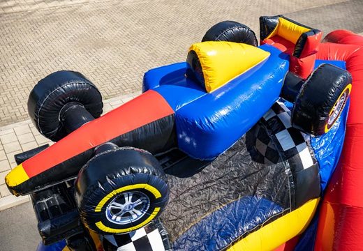 Multiplay super luchtkussen in formule 1 thema met raceauto bovenop bestellen voor kinderen 