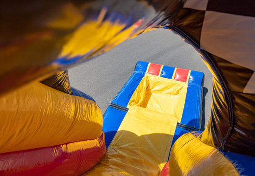 Multiplay super inflatable in formule 1 thema met raceauto bovenop bestellen voor kinderen 
