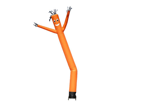 Skydancers in 6 of 8 meter opblaasbaar in het oranje kopen bij JB Inflatables Nederland. Bestel inflatable airdancers in standaard kleuren en afmetingen direct online