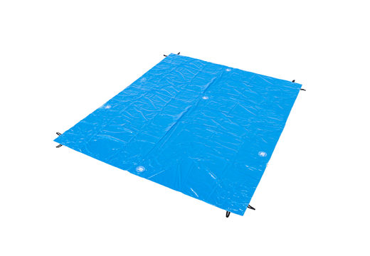 Grondzeil van 9 meter bij 6 meter kopen voor onder een inflatable in het blauw