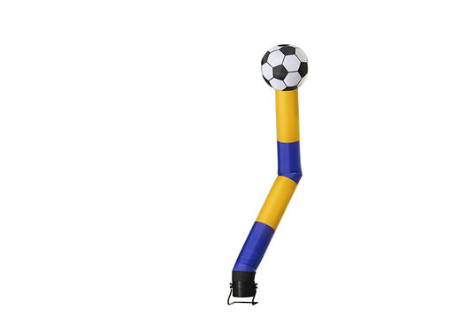 Koop nu online de skydancers met 3d bal van 6m hoog in blauw geel bij JB Inflatables Nederland. Bestel deze skydancer direct vanuit onze voorraad