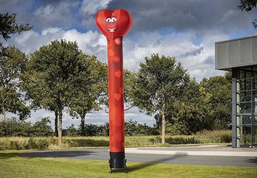 Koop de opblaasbare skydancer 3d hart van 4.5m hoog nu online bij JB Inflatables Nederland. Alle standaard opblaasbare airdancers worden razendsnel geleverd