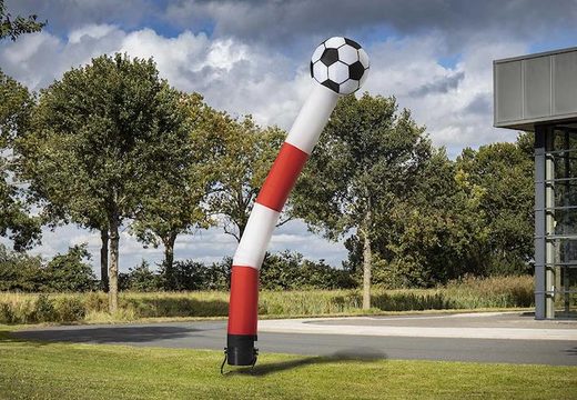 Koop nu online de skytube 3d bal van 6m hoog in rood wit bij JB Inflatables Nederland. Bestel deze skydancer direct vanuit onze voorraad