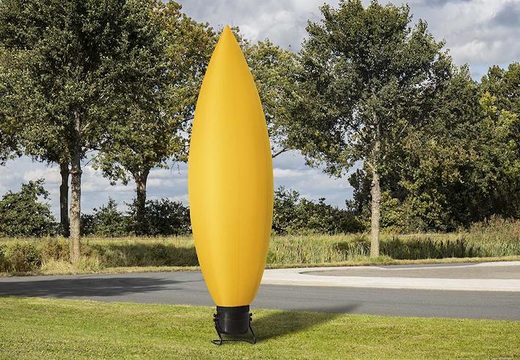 Bestel de opblaasbare kegel van 4m hoog in geel nu online bij JB Inflatables Nederland. Koop inflatable tube in standaard kleuren en afmetingen direct online