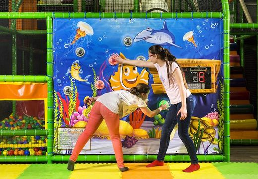 Playground interactieve muur in seaworld thema te bestellen voor kinderen bij JB 