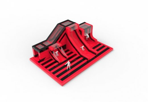 Multiple Slides XL Component kopen bij JB Inflatables Nederland. Bestel nu online bij JB Inflatable Nederland