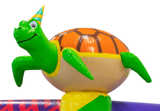 Bestel groot opblaasbaar springkussen in Party thema voor kinderen. Koop springkussens online bij JB Inflatables Nederland 