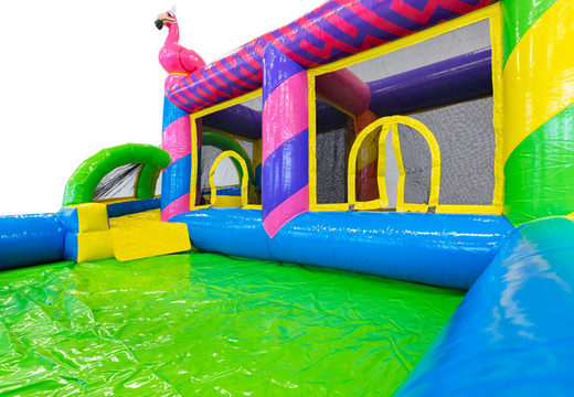 Party themed springkussen voor kinderen kopen. Bestel springkussens online bij JB Inflatables Nederland 