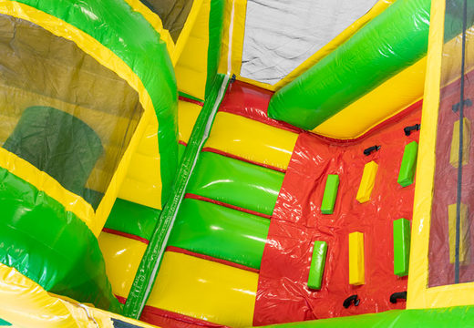 Opblaasbare stormbaan Jungle 13m kopen voor kinderen. Bestel opblaasbare stormbanen nu online bij JB Inflatables Nederland