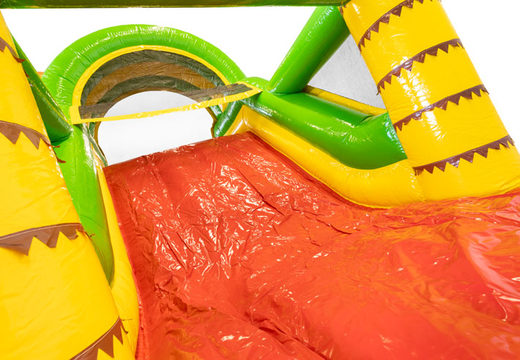 Koop 13m opblaasbare stormbaan in thema Dino voor kids. Bestel opblaasbare stormbanen nu online bij JB Inflatables Nederland