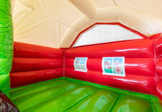 Slide Combo opblaasbare luchtkussen bestellen in Tractor thema voor kinderen. Koop opblaasbare luchtkussens bij JB Inflatables Nederland