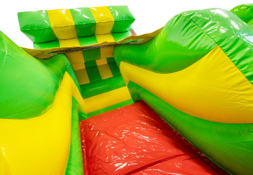Funcity luchtkussen bestellen in Crocodil thema voor kinderen, Koop opblaasbare luchtkussens bij JB Inflatables Nederland