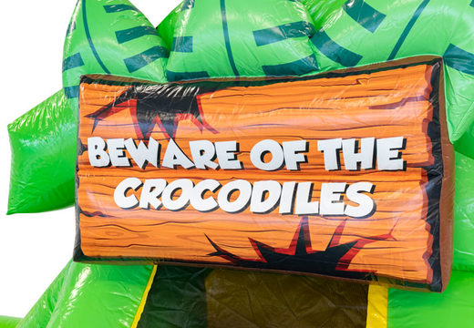 Koop opblaasbare Funcity springkasteel in thema Crocodil voor kinderen. Opblaasbare springkastelen te koop bij JB Inflatables Nederland
