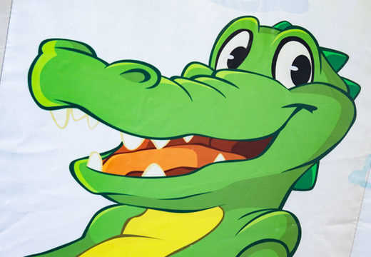 Koop opblaasbare Funcity Crocodil springkussen voor kinderen. Opblaasbare springkussens bestellen bij JB Inflatables Nederland