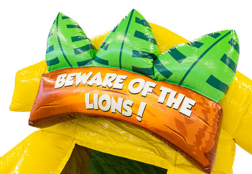 Koop opblaasbare Funcity springkasteel in thema Lion voor kinderen. Opblaasbare springkastelen te koop bij JB Inflatables Nederland