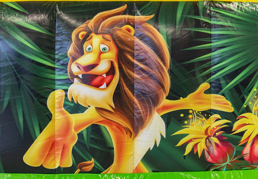 Bestel opblaasbare Funcity springkasteel in thema Lion voor kinderen. Opblaasbare springkastelen te koop bij JB Inflatables Nederland